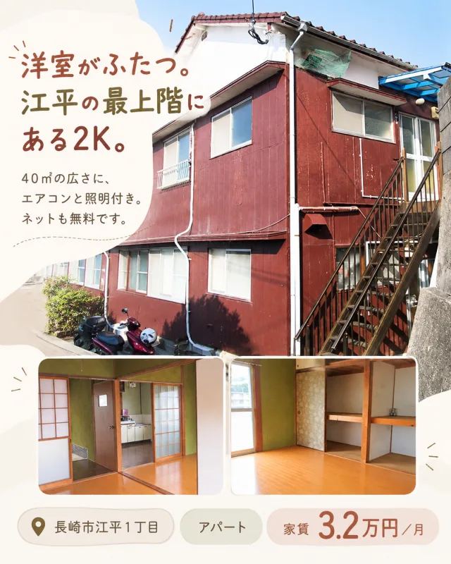 長崎市江平1丁目 アパートの掲載画像