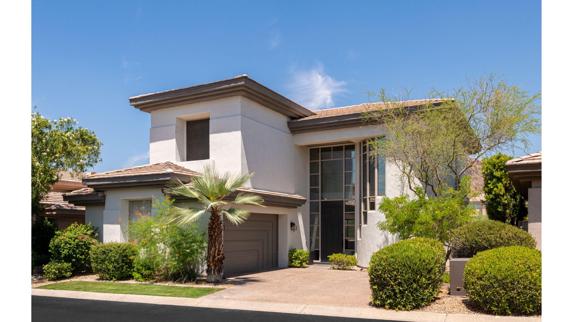 美しい戸建て住宅の外観